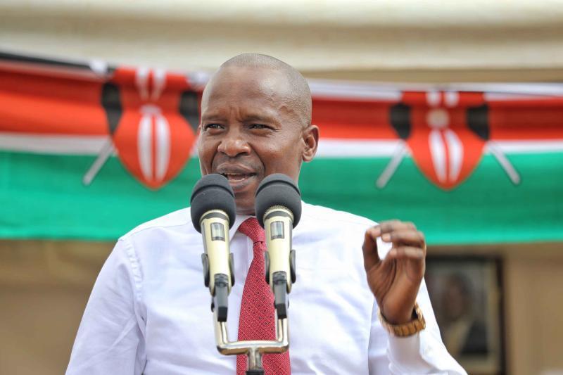 File Image of Interior Cabinet Secretary Kithure Kindiki.